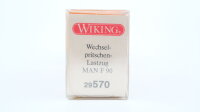 Wiking H0 29570 MAN F 90 Wechselpritschen-Lastzug "wrobbel Internationale Spedition"
