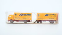 Wiking 1:87 459/227 GK: 459/2 CS MB 1632 Kofferlastzug 2/2