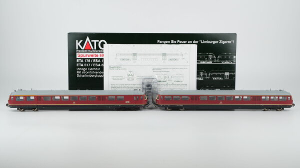 Kato H0 73328 Triebzug BR Eta 517 Esa 817 DB "Limburger Zigarre" Gleichstrom
