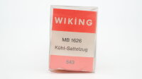 Wiking H0 MB 1626 Kühl-Koffersattelzug Südmilch