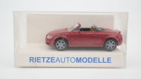 Rietze H0 20950 Audi TT Roadster dunkelrot metallic