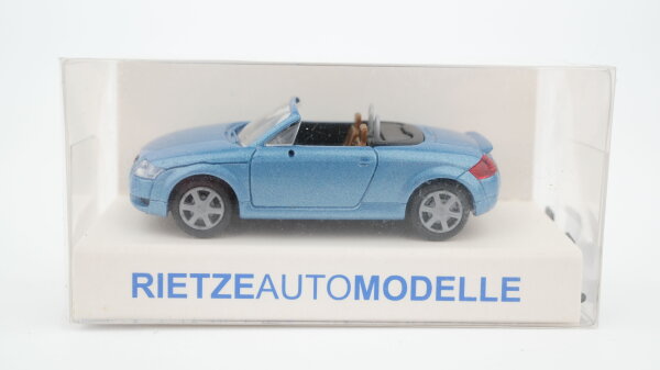 Rietze H0 20950 Audi TT Roadster  hellblau metallic