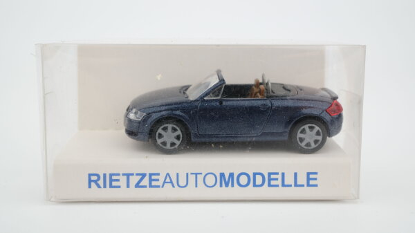 Rietze H0 20950 Audi TT Roadster dunkelblau