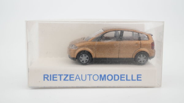 Rietze H0 21000 Audi A2 gold metallic