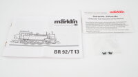 Märklin H0 34132 Tenderlokomotive BR 92 705 DRG Wechselstrom Delta Digital