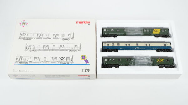 Märklin H0 41573 Bahnpostwagen-Set "InterCity" Deutsche Post AG