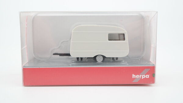 Herpa H0 053099 Wohnwagen Qek Junior weiß