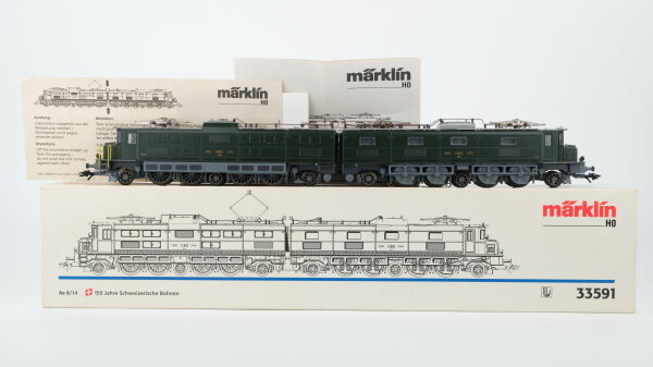 Märklin H0 33591 Elektrische Lokomotive Serie Ae 8/14 der SBB Wechselstrom Delta Digital
