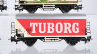 Märklin H0 Konvolut Bierwagen "Pilsner Urquell, Tuborg, Carlsberg, Gösser Bier" ÖBB/DSB/CSD