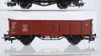 Märklin H0 Konvolut 2 Hochbordwagen, 2 Hochbordwagen mit Bremserhaus DB