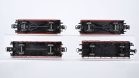 Märklin H0 Konvolut 2 Hochbordwagen, 2 Hochbordwagen mit Bremserhaus DB