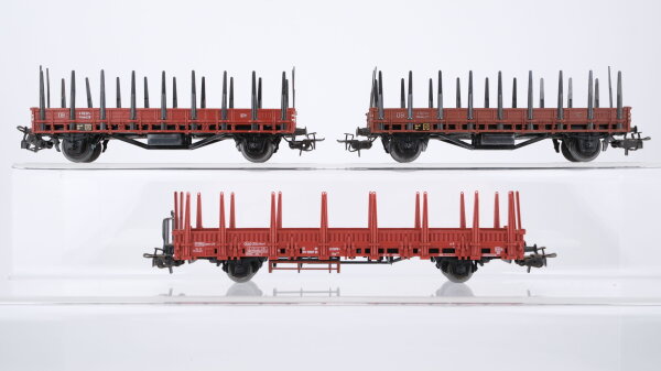 Märklin H0 Konvolut 3 Rungenwagen DB (Abbruch)