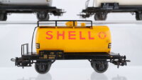 Märklin H0 Konvolut 5 Kesselwagen "Shell, BP, Esso" DB
