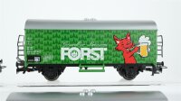 Märklin H0 Konvolut 3 Kühlwagen "Sauschwänzle Bahn, Zeit für Lübzer, Forst", Containertragewagen "Hengstenberg" FS/u.a.