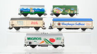 Märklin H0 Konvolut 5 Kühlwagen...