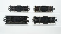 Märklin H0 Konvolut 2 gedeckte Güterwagen "Brauerei zum Waldhorn, Brauerei Dinkelacker", 2 Kühlwagen mit Bremserhaus "Brauerei Reitter Lörrach, Bierbrauerei Jaenisch" Länderbahn (Abbruch vorhanden)