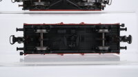 Märklin H0 Konvolut 1 Hochbordwagen, 2 Hochbordwagen mit Bremserhaus, 1 Autotransportwagen DB