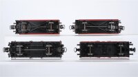 Märklin H0 Konvolut 1 Hochbordwagen, 2 Hochbordwagen mit Bremserhaus, 1 Autotransportwagen DB