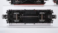 Märklin H0 Konvolut 1 Hochbordwagen, 2 Hochbordwagen mit Bremserhaus, 1 Autotransportwagen DB
