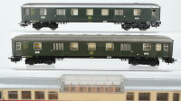 Märklin H0 Konvolut 1 Panoramawagen "TEE", 1 Speisewagen "DSG", 2 Packwagen grün DB