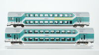 Fleischmann H0 Konvolut "Doppelstockwagen 1./2.Kl.,...