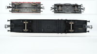 Fleischmann H0 Konvolut 1 Kühlwagen "G+H Isover", 1 Flachwagen mit Plane "Schienen-Reinigungswagen", 1 Flachwagen, DB (unvollständig)