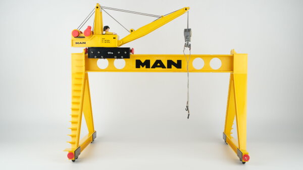 Playmobil G Containerkran manuell mit Kranführer