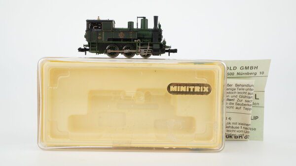 Minitrix N 12044 Dampflok BR DII 2417 K.Bay.Sts.B.