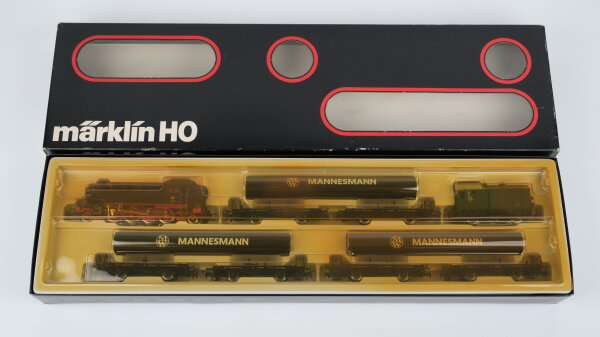 Märklin H0 2854 Güterzug Mannesmann Röhrenzug DB Wechselstrom