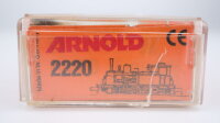 Arnold N 2220 Güterzug Tenderlokomotive BR 89,7 DR (1 Puffer abgebrochen)