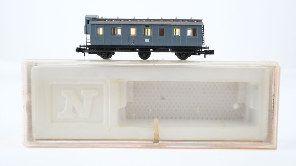 Arnold N 3042 Abteilwagen 4. Kl mit Bremserhaus K.P.E.V.