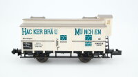Minitrix N 51 3218 00 Bierwagen "Hackerbräu München" K.Bay.Sts.B.