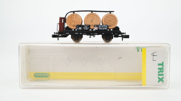 Minitrix N 13808K Weinfaßwagen DRG