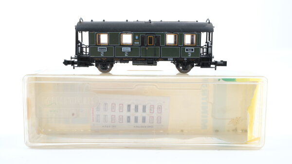 Minitrix N 13316 Lokalbahnwagen 2./3. Kl BCL K.Bay.Sts.B.