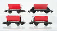 Märklin H0 Konvolut 4 Kipploren rot