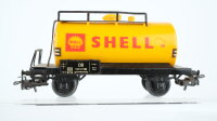 Märklin H0 Konvolut 5 Kesselwagen "Aral, Esso, Shell", 1 Kesselwagen "Shell" mit Zugschluss DB