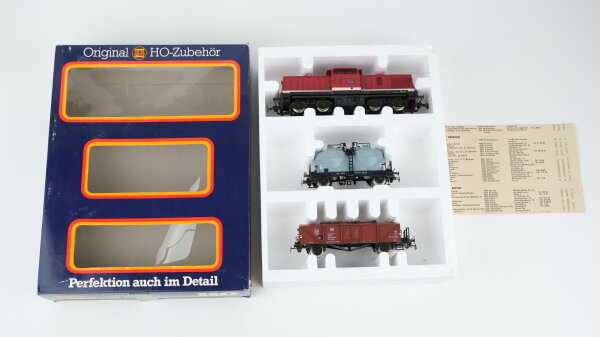 Piko H0 5/0724/000 Diesel Güterzug Set 3-teilig DR Gleichstrom
