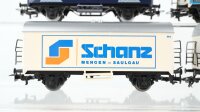 Märklin H0 Konvolut 4 Kühlwagen "Schanz, Gerolsteiner, Teinacher, Ritter Sport" DB/u.a.