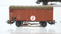 Märklin H0 Konvolut gedeckte Güterwagen mit Zugschluss DB (Abbruch)