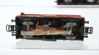 Märklin H0 Konvolut gedeckte Güterwagen mit Zugschluss DB (Abbruch)