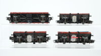 Märklin H0 Konvolut 3 Niederbordwagen mit Ladung "Rohr" 1 Niederbordwagen DB