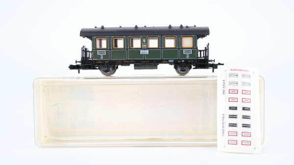 Minitrix N 13315 Lokalbahnwagen 3. Kl CL K.Bay.Sts.B.