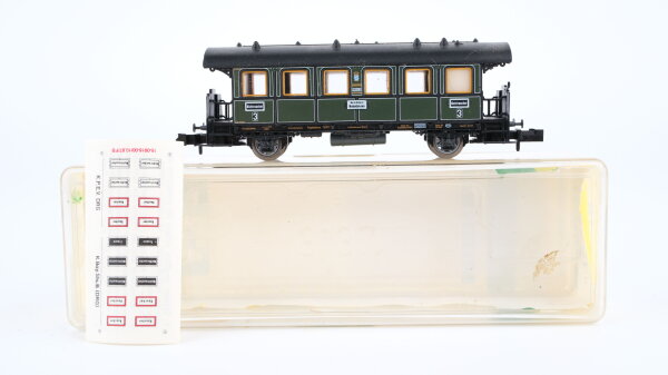 Minitrix N 13315 Lokalbahnwagen 3. Kl CL K.Bay.Sts.B.