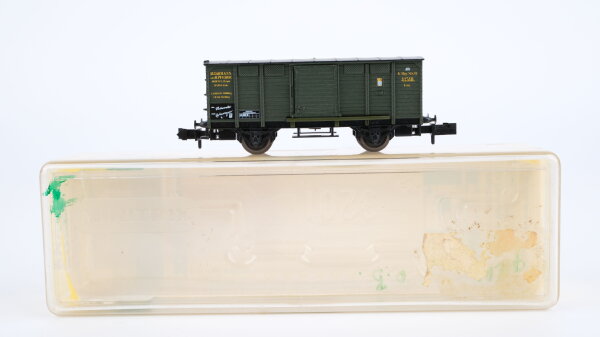 Minitrix N 13202 Gedeckter Güterwagen K.Bay.Sts.B.