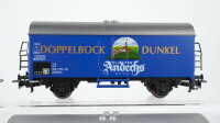 Märklin H0 Konvolut 4 Bierwagen "Dortmunder Kronen, Tuborg, Doppelbock Dunkel, Nibelungen-Bier" DB/DSB