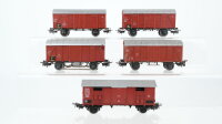 Märklin H0 Konvolut 4 gedeckte Güterwagen, 1...