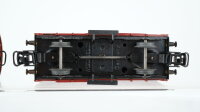 Märklin H0 Konvolut 4 gedeckte Güterwagen, 1 gedeckter Güterwagen mit beleuchtetem Zugschluss DB