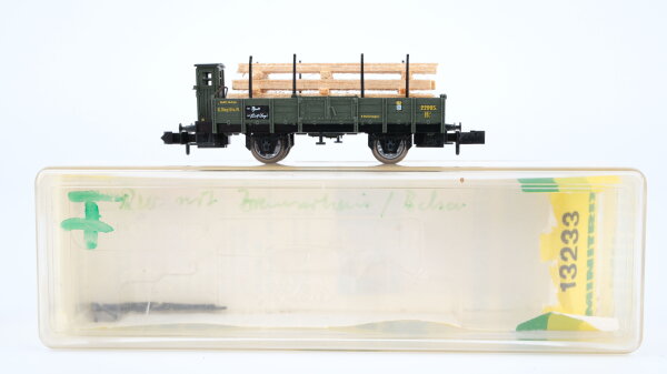 Minitrix N 13233 Rungenwagen H 2 K.Bay.Sts.B.