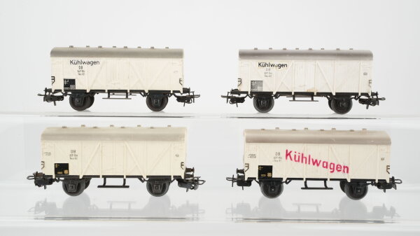 Märklin H0 Konvolut 4 Kühlwagen weiss DB
