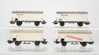Märklin H0 Konvolut 4 Kühlwagen weiss DB